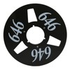1/4 10in Take Up Reel 3 Holes Open Reel Aluminum