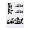 4 x 'Sphynx Cat Sleeping' Temporary Tattoos - Water Resistant,