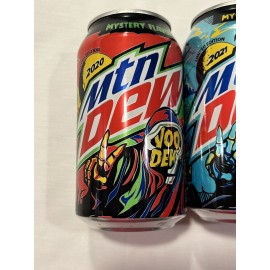 Mountain Dew VooDew Collection Of 2020, 2021, 2022 and 2023.