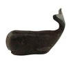 Treasure Gurus Small Cast Iron Sperm Whale Paperweight Nautical Whales