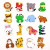 16pcs/Pack PVC Cute Fridge Magnets for Home Refrigerator Decor Cartoon