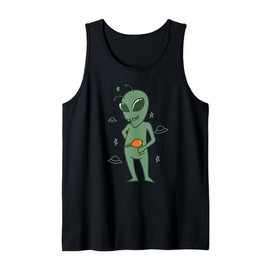 Alien with laser gun Tank Top