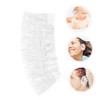 minkissy 100pcs Disposable Ear Covers Clear Ear Shields for Hair