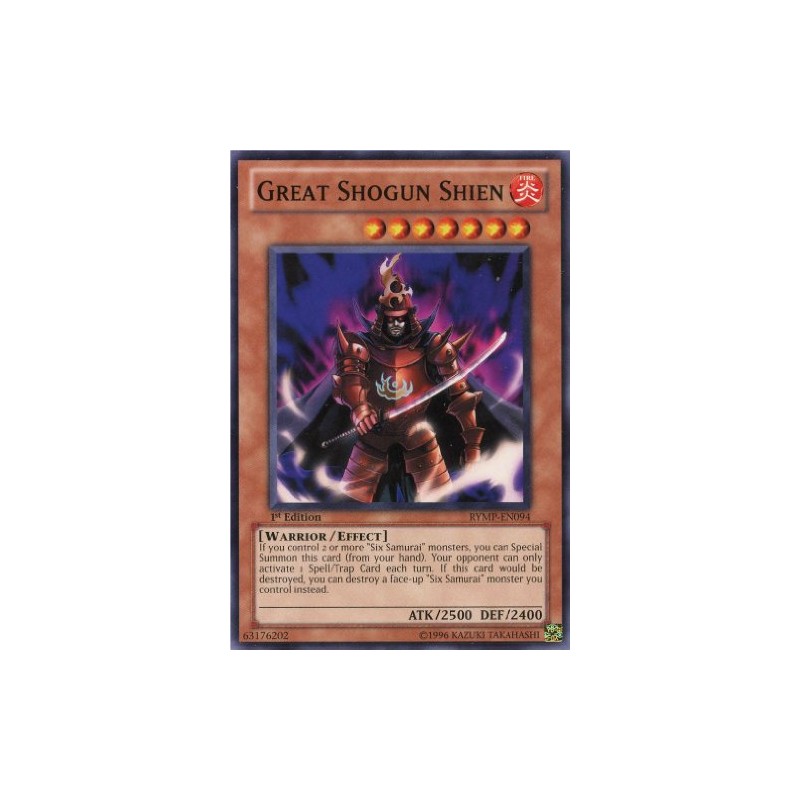 YU-GI-OH! - Great Shogun Shien (RYMP-EN094) - Ra Yellow Mega-Pack