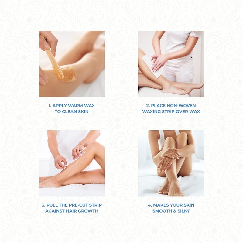 ForPro Professional Collection Non-Woven Epilating Strips, White, Tear-Resistant, Pre-Cut Strips