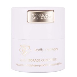 "N/A" Pretty memory Glue Storage Container Eyelash Extensions Sealed Lash Glue Holder Adhesive Tank Jar Stand Lash Artists Tool, White