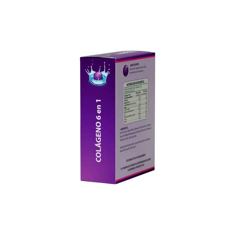 Solanum Colágeno 6 En 1 Vit.c, Zinc, Vit. A 45
