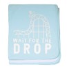 CafePress Roller Coaster Ride Fan Wait for The Baby Blanket,