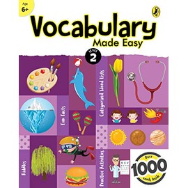 Vocabulary Made Easy Level 2: fun, interactive English vocab builder, activity & practice book with pictures for kids 6+, collection of 1000+ everyday words| fun facts, riddles for children, grade 2