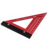Woodworking Triangle Ruler Aluminum Alloy High Accuracy Portable Rafter Square