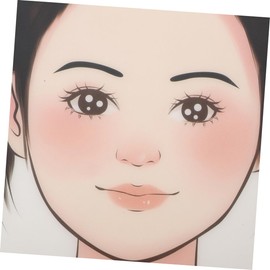 VILLFUL Face Painting Board 2pcs Reusable Makeup Practice Boards Templates Perfect for Kids Adults Washable Durable