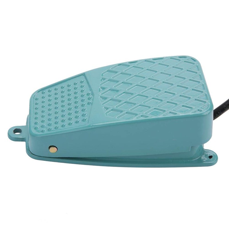 Akozon TFS-2 Foot Pedal Switch, Foot Operation, Anti-Slip, Aluminum, Two-Handed,