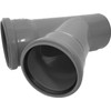 KACZMAREK Grey PP T-piece connector DN 40 x 40/45° with