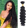 Human Braiding Hair for Boho Braids 50g Deep Wave Boho