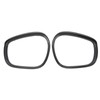 2Pcs Rearview Mirror Rain Eyebrow Frame Door Mirror Frame Trim