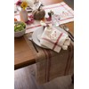 DII Jute Burlap Collection Kitchen Tabletop, Table Runner, 14x72, Double