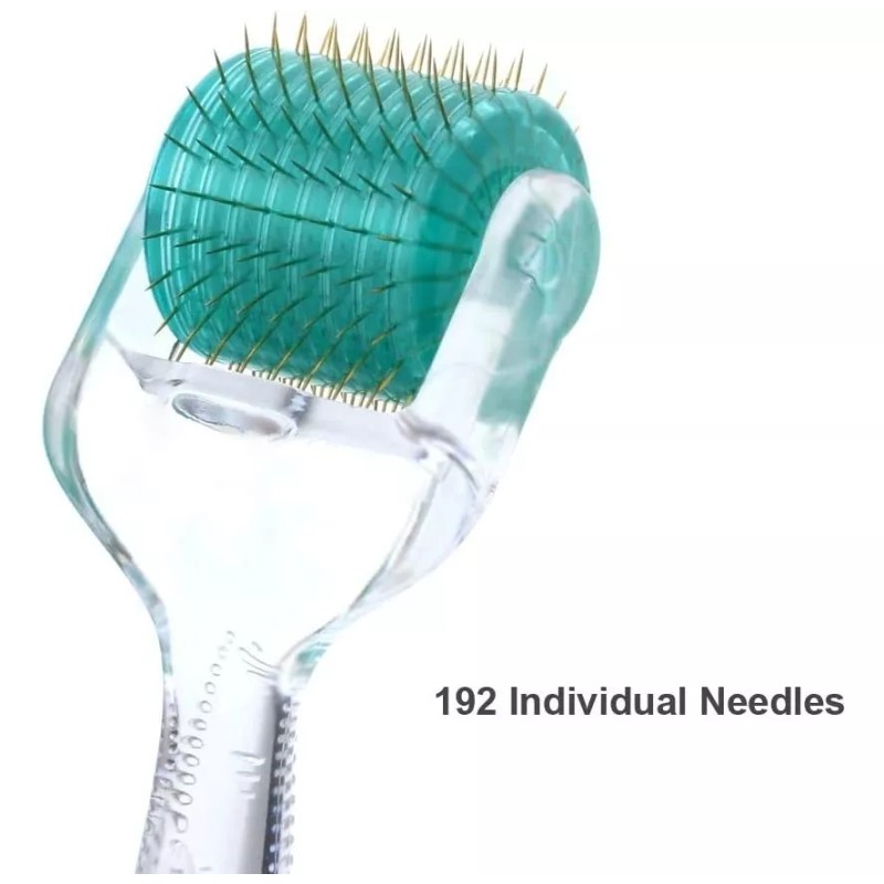 DRS Titanio Derma Roller 1.5mm Agujas Individuales Colageno Cuerpo Barba