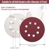 STEBRUAM 100PCS 125mm Sanding Discs 240 Grit, 5 Inch 8