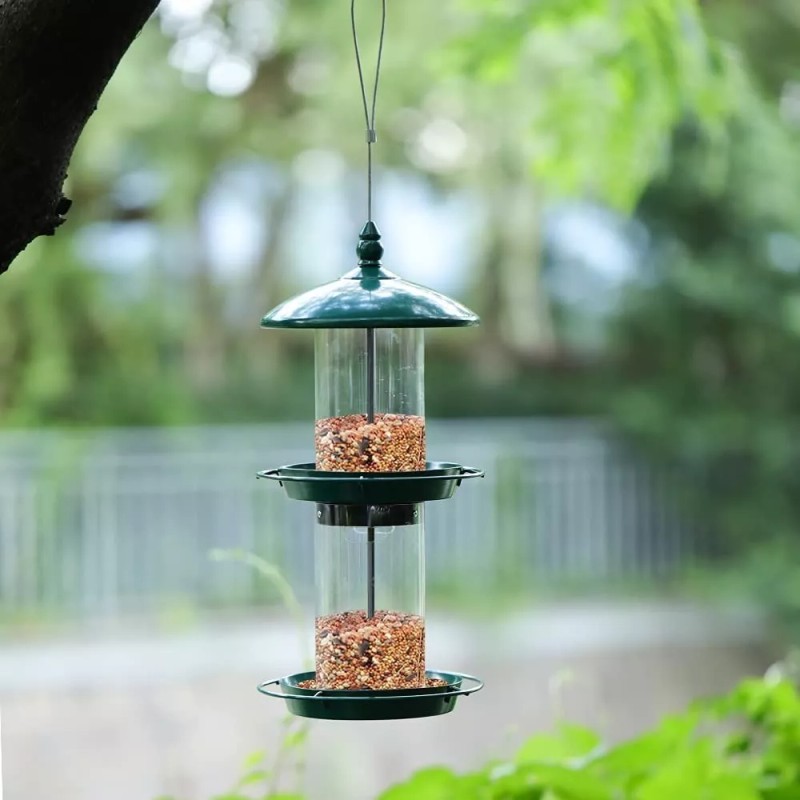 Comedero Aves Alimentador Comedero Semillas Para Aves Canarios Pájaros