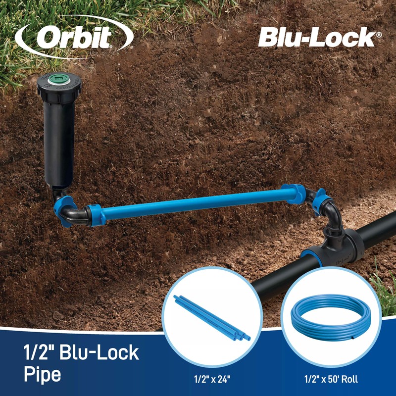 Orbit 31572H - 1/2" x 24" Blu-Lock Pipe