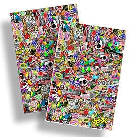 Graffiti Sticker Bomb 1:10 Scale RC Remote Control Scale Body Display Decal Sheets JDM