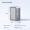 Hagibis USB C Docking Station with M.2 NVMe/SATA SSD Enclosure