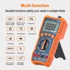 True RMS Digital Multimeter Tester, Auto-Ranging AC DC 20A Ohmmeter