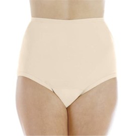Wearever (3-Pack) Women's Beige Cotton Comfort Regular Absorbency (0.5 Cup) Incontinence Panties 1X (Fits Hip Sizes: 43-44")