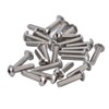 100Pcs Button Head Socket Caps Screws M4 Galvanized Steel for