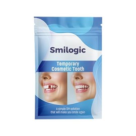 Smilogic Temporary Tooth - DIY Dentures Set - Replace Yourself A Missing Tooth - Realistic Artificial Tooth - 20 Uses Included
