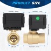 movafaFH 1/2" Brass Motorized Ball Valve - Electric Water Valve