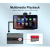 Wireless Carplay for iOS Android Auto Portable 7" Capacitive HD