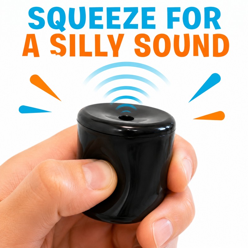 Battery-Free Squeeze Fart Noise Maker Prank Toy for Parties &