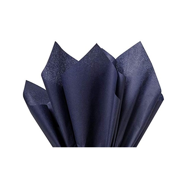 Navy Blue Tissue Paper 20 Inch X 30 Inch - 48 Sheet Pack Premium Quality Gift wrap Tissue Paper A1 bakery supplies Made in USA
