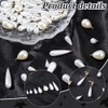 AHANDMAKER Pack of 70 Teardrop Imitation Pearls Pendants, 7 Styles,