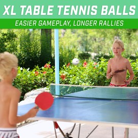 GoSports 55mm XL Table Tennis Balls 12 Pack - Jumbo Table Tennis Balls for Training or Other Toss Games