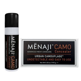 MËNAJI URBAN CAMOUFLAGE® Concealer Stick for Men - Skin Foundation Concealer for Dark Circles, Acne, Under Eye - Corrector - Mens Cosmetics - Medium - 0.35oz