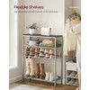 VASAGLE Shoe Rack for Entryway, 5-Tier Shoe Rack Organizer with