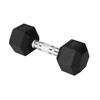 Yes4All Cast Iron - Chrome Grip Hex Dumbbell - 15