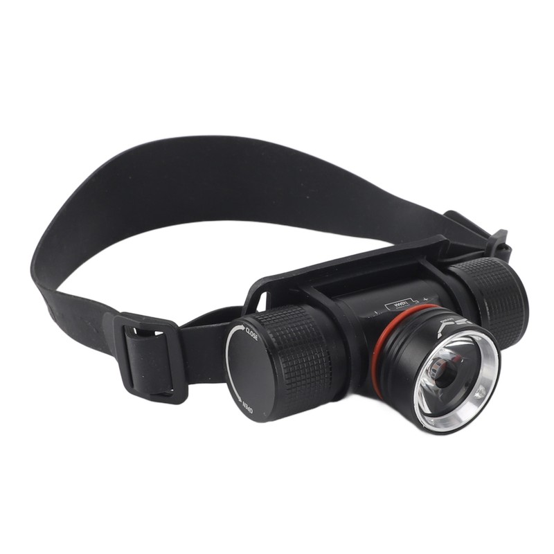 Diving Headlamp Flashlight IPX68 Waterproof Super Bright 1200LM 3 Light