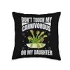 Carnivorous Plant Terrarium Seeds Live Carnivorous Flower Throw Pillow