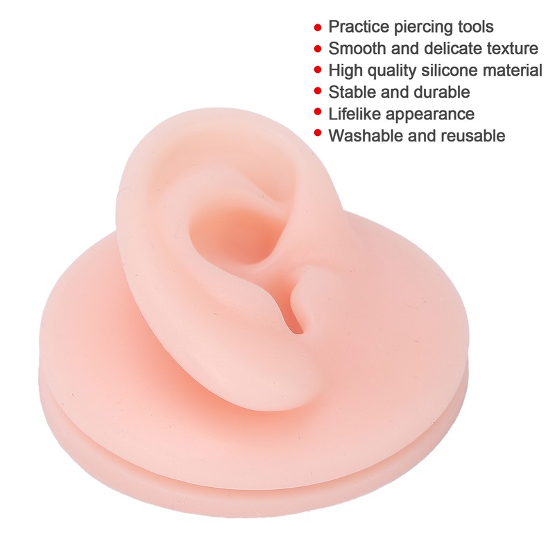 Professional Soft Silicone Ear Model Fake Ear Display Sample Ear
