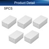 Heyiarbeit 5Pcs 2.76"x1.81"x 1.16" ABS White Dustproof Electronic Junction Box
