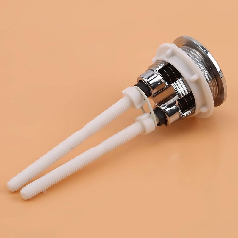 2 Pcs Standard 38 mm Toilet Buttons with Four Rods