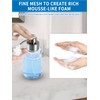 Doiliese Foaming Hand Soap Dispenser Set, 16 oz Large Glass