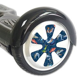 Skin Compatible with Self Balancing Mini Scooter Hover Board Wheels – Saltwater Compass | MightySkins Protective, Durable, and Unique Vinyl Decal wrap Cover | Easy to Apply, Remove | Made in The USA