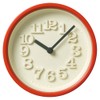 Remnos Lemnos Wall Clock Small Clock Red WR07-15 RE Liqui