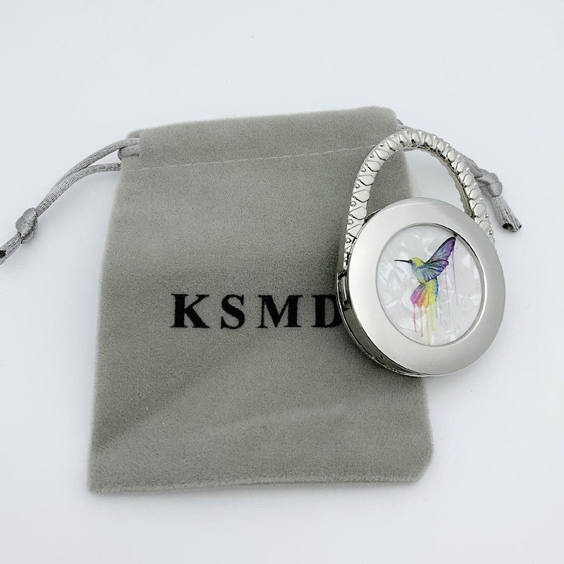 KSMD Purse Hooks for Table and Bars,Portable Purse Hanger Organizers