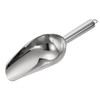 sourcing map Metal Ice Scoop, 9.8" x 3.5"Stainless Steel Ice