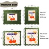 YESKAY 8x10 Picture Frame with Mat for 5x7,Cute Wavy Edge